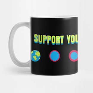 Support your local planet Mug